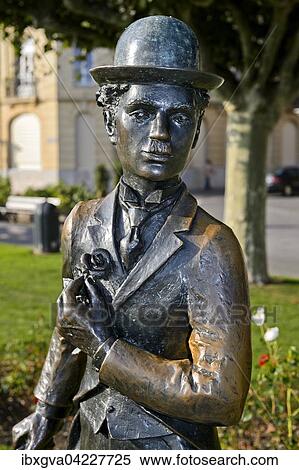 Charlie Chaplin sculpture, Vevey, Canton of Vaud, Switzerland, Europe View Large Photo Image Stock Photography - Charlie Chaplin sculpture, Vevey, Canton of Vaud, Switzerland, Europe. Fotosearch