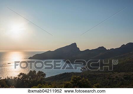 Coastal and mountain scenery, Gulf of Porto, Corsica, France, Europe View Large Photo Image Stock Image - Coastal and mountain scenery, Gulf of Porto, Corsica, France, Europe. Fotosearch