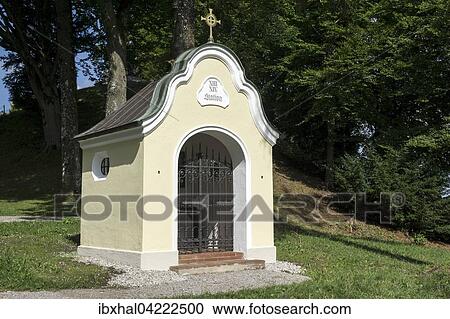 Crossroad to the Calvary and Holy Cross Church or Calvary Church, Bad Tolz, Upper Bavaria, Bavaria, Germany, Europe View Large Photo Image Stock Image - Crossroad to the Calvary and Holy Cross Church or Calvary Church, Bad Tolz, Upper Bavaria, Bavaria, Germany, Europe. Fotosearch