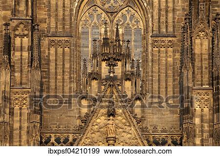Detail of the facade of the Cathedral of Magdeburg, Magdeburg, Saxony-Anhalt, Germany, Europe View Large Photo Image Stock Photo - Detail of the facade of the Cathedral of Magdeburg, Magdeburg, Saxony-Anhalt, Germany, Europe. Fotosearch