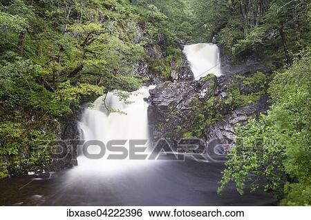 Eas Chia-aig falls, Loch Arkaig, Lochaber, Scotland View Large Photo Image Stock Photograph - Eas Chia-aig falls, Loch Arkaig, Lochaber, Scotland. Fotosearch