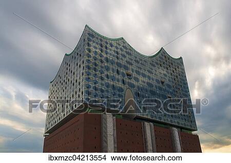 Picture - Elbe Philharmonic Hall, Hamburg, Hamburg, Germany, Europe. Fotosearch