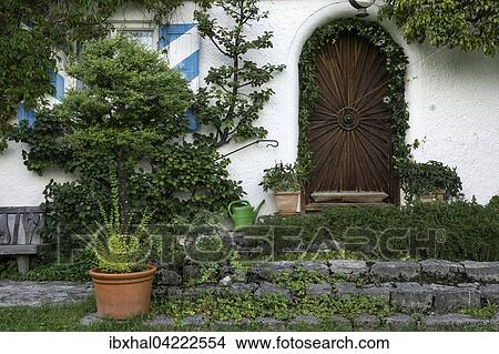Facade of a farmhouse at Zwergern, Walchensee, Upper Bavaria, Bavaria, Germany, Europe View Large Photo Image Picture - Facade of a farmhouse at Zwergern, Walchensee, Upper Bavaria, Bavaria, Germany, Europe. Fotosearch