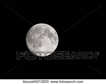 Stock Image - Full moon. Fotosearch