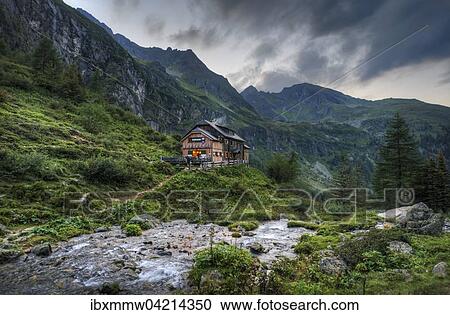 Gollinghutte mountain hut, Rohrmoos-Untertal, Schladming Tauern, Styria, Austria, Europe View Large Photo Image Stock Image - Gollinghutte mountain hut, Rohrmoos-Untertal, Schladming Tauern, Styria, Austria, Europe. Fotosearch