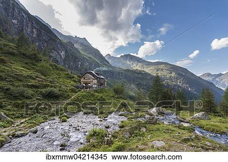 Gollinghutte mountain hut, Rohrmoos-Untertal, Schladming Tauern, Styria, Austria, Europe View Large Photo Image Stock Photography - Gollinghutte mountain hut, Rohrmoos-Untertal, Schladming Tauern, Styria, Austria, Europe. Fotosearch