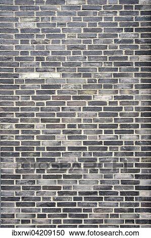 Gray brick wall View Large Photo Image Stock Image - Gray brick wall. Fotosearch