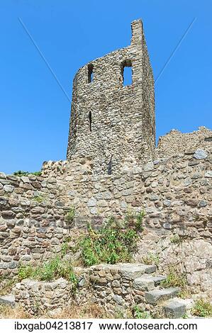 Grimaud Castle, Var, Provence Alpes Cote dÂ’Azur region, France, Europe View Large Photo Image Stock Photo - Grimaud Castle, Var, Provence Alpes Cote dÂ’Azur region, France, Europe. Fotosearch