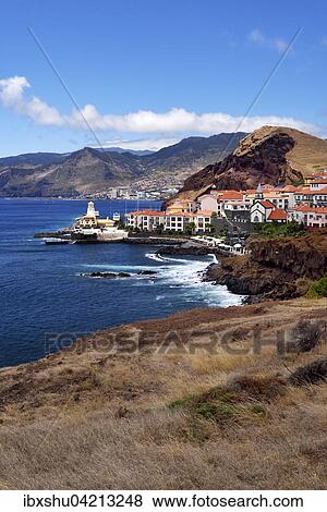 Stock Photo - Holiday resort Quinta do Lorde, peninsula Ponta de Sao Lourenco, Canical, Madeira Island, Portugal, Europe. Fotosearch