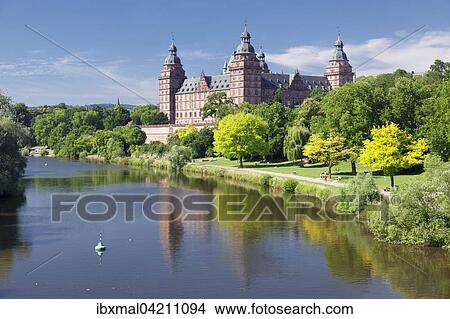 Johannisburg Castle by the river Main, Aschaffenburg, Lower Franconia, Franconia, Bavaria, Germany, Europe View Large Photo Image Picture - Johannisburg Castle by the river Main, Aschaffenburg, Lower Franconia, Franconia, Bavaria, Germany, Europe. Fotosearch