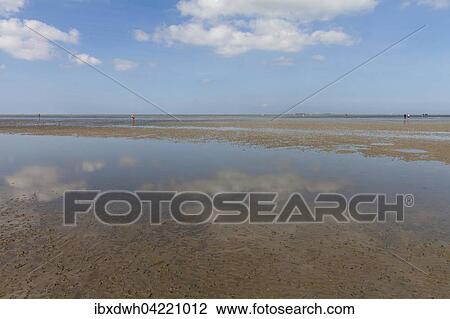 Low tide in the Lower Saxon Wadden Sea National Park, North Sea, Lower Saxony, Germany, Europe View Large Photo Image Stock Image - Low tide in the Lower Saxon Wadden Sea National Park, North Sea, Lower Saxony, Germany, Europe. Fotosearch
