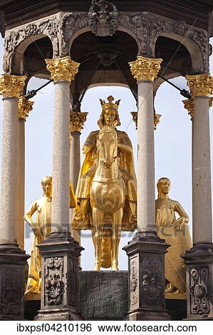 Magdeburg horseman statue in the Old Market, Magdeburg, Saxony-Anhalt, Germany, Europe View Large Photo Image Stock Photograph - Magdeburg horseman statue in the Old Market, Magdeburg, Saxony-Anhalt, Germany, Europe. Fotosearch