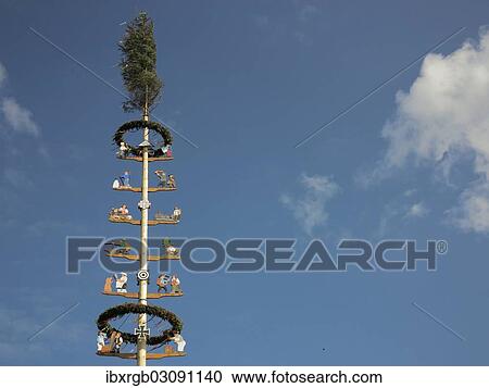 May pole, Wengen, Bavaria, Germany, Europe View Large Photo Image Stock Image - May pole, Wengen, Bavaria, Germany, Europe. Fotosearch