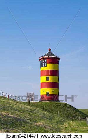 Pilsum lighthouse, Pilsum, East Frisia, Lower Saxony, Germany, Europe View Large Photo Image Stock Image - Pilsum lighthouse, Pilsum, East Frisia, Lower Saxony, Germany, Europe. Fotosearch