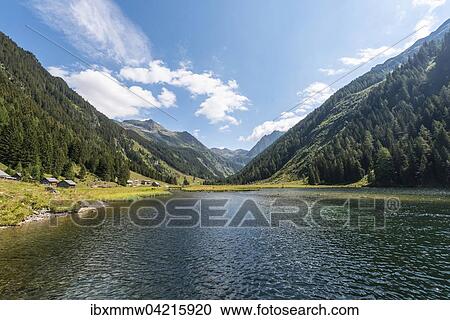 Stock Image - Riesachsee lake, Rohrmoos-Untertal, Styria, Austria, Europe. Fotosearch
