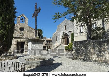 Saint Vincent Church and the Penitents chapel, Medieval village of Les Baux-de-Provence, Bouches du Rhone, Provence Alpes Cote d'Azur, France, Europe View Large Photo Image Stock Image - Saint Vincent Church and the Penitents chapel, Medieval village of Les Baux-de-Provence, Bouches du Rhone, Provence Alpes Cote d'Azur, France, Europe. Fotosearch