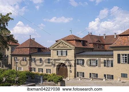 Schloss Castell castle, Castell, Mainfranken, Lower Franconia, Franconia, Bavaria, Germany, Europe View Large Photo Image Stock Photo - Schloss Castell castle, Castell, Mainfranken, Lower Franconia, Franconia, Bavaria, Germany, Europe. Fotosearch