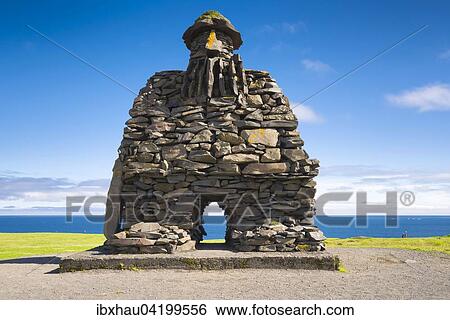 Sculpture Barour, half troll, legendary figure, Kjartansson, Arnarstapi, Snaefellsjokull National Park, Iceland, Europe View Large Photo Image Stock Photograph - Sculpture Barour, half troll, legendary figure, Kjartansson, Arnarstapi, Snaefellsjokull National Park, Iceland, Europe. Fotosearch