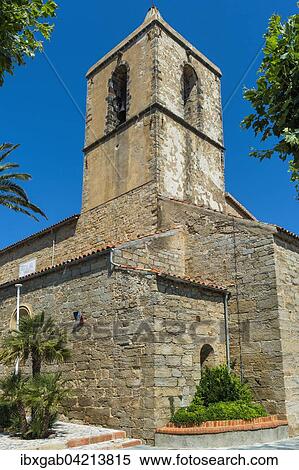 St. Michel Church, Grimaud Medieval village, Var, Provence Alpes Cote d'Azur region, France, Europe View Large Photo Image Stock Photography - St. Michel Church, Grimaud Medieval village, Var, Provence Alpes Cote d'Azur region, France, Europe. Fotosearch