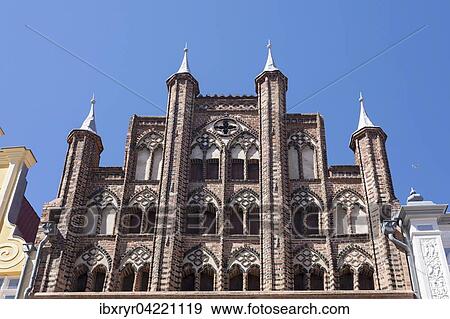 Stock Photo - St. Nicholas' Church, Stralsund, Mecklenburg-Western Pomerania, Germany, Europe. Fotosearch