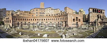 Trajan's Forum, Rome, Lazio, Italy, Europe View Large Photo Image Stock Photo - Trajan's Forum, Rome, Lazio, Italy, Europe. Fotosearch