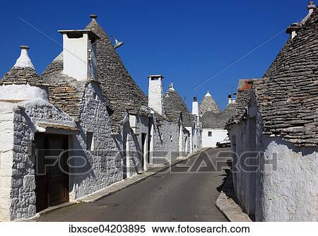 Trulli, houses with round stone roofs, Alberobello, Apulia, Italy, Europe View Large Photo Image Stock Photography - Trulli, houses with round stone roofs, Alberobello, Apulia, Italy, Europe. Fotosearch