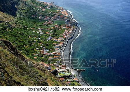 View of Paul do Mar, West Coast, Madeira, Portugal, Europe View Large Photo Image Stock Image - View of Paul do Mar, West Coast, Madeira, Portugal, Europe. Fotosearch