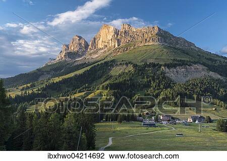 Western side of the Rosengarten group, Karerpass in front, Croda Rossa, 2806 m, Dolomites, UNESCO World Heritage Site, Alps, Province of South Tyrol, Trentino-Alto Adige, Italy, Europe View Large Photo Image Stock Image - Western side of the Rosengarten group, Karerpass in front, Croda Rossa, 2806 m, Dolomites, UNESCO World Heritage Site, Alps, Province of South Tyrol, Trentino-Alto Adige, Italy, Europe. Fotosearch