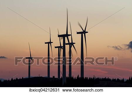 Wind turbines at sunset, Pretulalpe, Fischbacher Alps, Styria, Austria, Europe View Large Photo Image Stock Image - Wind turbines at sunset, Pretulalpe, Fischbacher Alps, Styria, Austria, Europe. Fotosearch