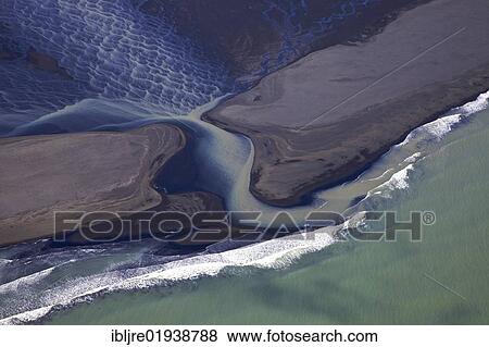 Aerial view of the sandar or outwash plain of the Vatnajoekull glacier, South Iceland, Europe View Large Photo Image Stock Photo - Aerial view of the sandar or outwash plain of the Vatnajoekull glacier, South Iceland, Europe. Fotosearch