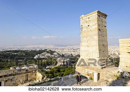 Agrippa monument, the Acropolis, Athens, Greece, Europe View Large Photo Image Stock Photo - Agrippa monument, the Acropolis, Athens, Greece, Europe. Fotosearch