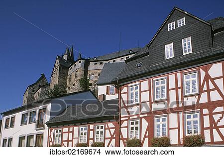 Alter Markt square and Grafenschloss castle, Diez, Westerwald district, Rhineland-Palatinate, Germany, Europe View Large Photo Image Picture - Alter Markt square and Grafenschloss castle, Diez, Westerwald district, Rhineland-Palatinate, Germany, Europe. Fotosearch