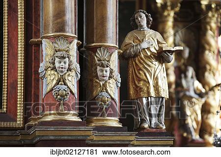 Angel, Abbey Church, former abbey and Corvey Castle in Hoexter, Weserbergland, North Rhine-Westphalia, Germany, Europe View Large Photo Image Stock Image - Angel, Abbey Church, former abbey and Corvey Castle in Hoexter, Weserbergland, North Rhine-Westphalia, Germany, Europe. Fotosearch