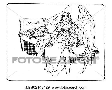 Angel on the bed, illustration in The House in the Sun by Carl Larsson, 1917 View Large Photo Image Stock Photo - Angel on the bed, illustration in The House in the Sun by Carl Larsson, 1917. Fotosearch