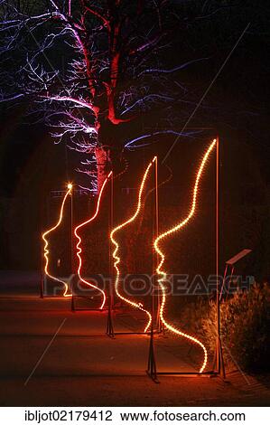 Artistic light installation in Gruga Park, park lighting, art action, Essen, North Rhine-Westphalia, Germany, Europe View Large Photo Image Stock Image - Artistic light installation in Gruga Park, park lighting, art action, Essen, North Rhine-Westphalia, Germany, Europe. Fotosearch