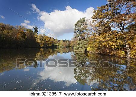 Baerensee, Bear Lake in autumn, near Stuttgart, Baden-Wuerttemberg, Germany, Europe View Large Photo Image Stock Photo - Baerensee, Bear Lake in autumn, near Stuttgart, Baden-Wuerttemberg, Germany, Europe. Fotosearch