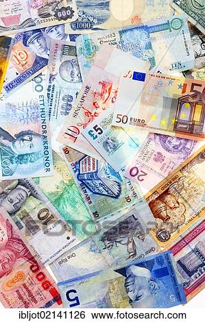 Banknotes Diffe Currencies From Around The World Foreign Exchange Stock Photograph Banknotes Diffe Currencies From Around The World Foreign Exchange Stock Photograph