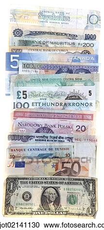 Stock Photography Of Banknotes Diffe Currencies From Around The Banknotes Diffe Currencies From Around The World Foreign Exchange