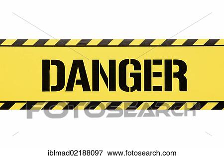 Barrier tape with the word "danger" View Large Photo Image Stock Photo - Barrier tape with the word "danger". Fotosearch