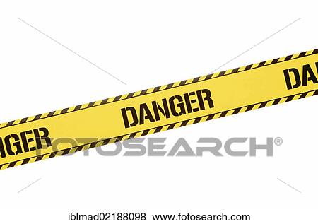 Barrier tape with the word "danger" View Large Photo Image Stock Photo - Barrier tape with the word "danger". Fotosearch