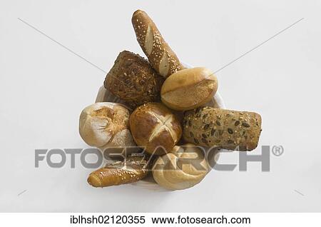 Basket with different kinds of rolls and pretzel varieties, breakfast rolls View Large Photo Image Stock Photography - Basket with different kinds of rolls and pretzel varieties, breakfast rolls. Fotosearch