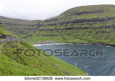 Bay of Tjørnuvík, Tjoernuvik, Streymoy, Faroe Islands, Denmark, North Atlantic, Europe View Large Photo Image Stock Photo - Bay of Tjørnuvík, Tjoernuvik, Streymoy, Faroe Islands, Denmark, North Atlantic, Europe. Fotosearch