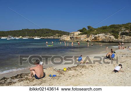 Beach, Cala Mondrago, Majorca, Balearic Islands, Spain, Europe View Large Photo Image Picture - Beach, Cala Mondrago, Majorca, Balearic Islands, Spain, Europe. Fotosearch