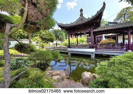 Bethmann Park, Chinese Garden, Frankfurt am Main, Hesse, Germany, Europe View Large Photo Image Stock Photography - Bethmann Park, Chinese Garden, Frankfurt am Main, Hesse, Germany, Europe. Fotosearch