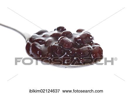 Black beans from a can on spoon View Large Photo Image Stock Photo - Black beans from a can on spoon. Fotosearch