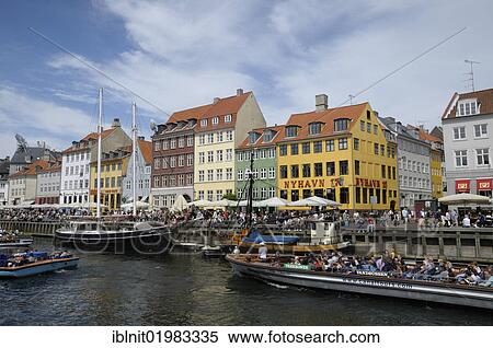 Boats in the harbor, Nyhavn, Copenhagen, Denmark, Scandinavia, Europe, PublicGround, Europe View Large Photo Image Stock Photography - Boats in the harbor, Nyhavn, Copenhagen, Denmark, Scandinavia, Europe, PublicGround, Europe. Fotosearch