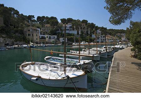 Boats in the small bay of Cala Figuera, Majorca, Balearic Islands, Spain, Europe View Large Photo Image Stock Image - Boats in the small bay of Cala Figuera, Majorca, Balearic Islands, Spain, Europe. Fotosearch