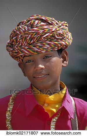 Boy with a turban, portrait, Orchha, Madhya Pradesh, India, Asia View Large Photo Image Stock Photo - Boy with a turban, portrait, Orchha, Madhya Pradesh, India, Asia. Fotosearch