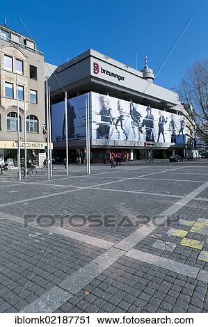 Stock Image - Breuninger department store, Stuttgart, Baden-Wuerttemberg, southern Germany, Germany, Europe. Fotosearch