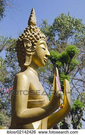 Buddha statue on Phousi Mountain, Luang Prabang, Laos, Indochina, Asia View Large Photo Image Stock Photograph - Buddha statue on Phousi Mountain, Luang Prabang, Laos, Indochina, Asia. Fotosearch